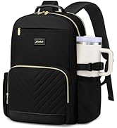 Laptop Backpack for Women Bookbag: 17 inch Work School Backpacks with Pouch Pocket for Large Capa...