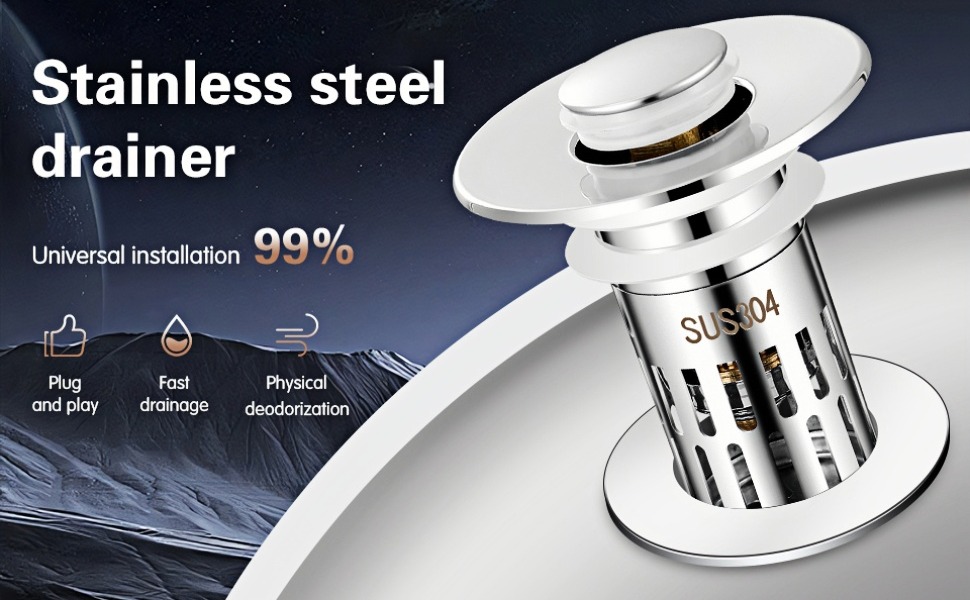 DODOBETTER Bathroom Sink Stopper
