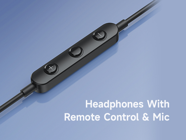 USB C Headphones With Microphone HD &amp;amp; Remote Control usb c wired headphones