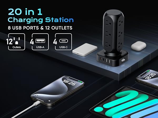 power strip tower