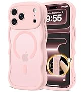 Amzfield Magnetic for iPhone 17 Pro Max Case, Compatible with Magsafe Full Camera Protection Wavy...