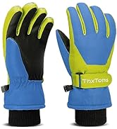 ThxToms Kids Winter Gloves Waterproof Ski Snow Gloves for Boys &amp; Girls Cold Weather Outdoor Sport...