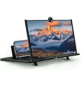KUVPIUS 14" Mobile Phone Screen Magnifier, 3D HD Mobile Amplifier Projector Screen Enlarger for M...