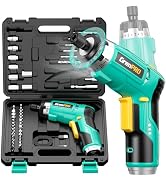 GRENPRO Electric Screwdriver Set Rechargeable, 3.6V Cordless Screwdriver Kit with 44pcs Accessori...