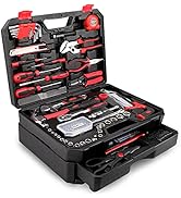 KingTool 325 Piece Home Repair Tool Kit, General Home/Auto Repair Tool Set, Toolbox Storage Case ...