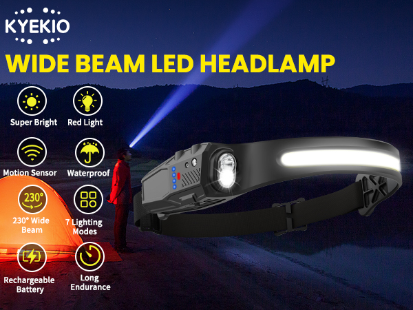 headlamp rechargeable