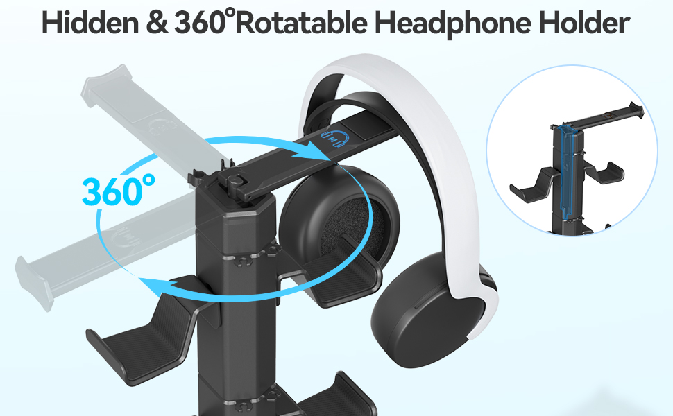 Controller and headphone stand