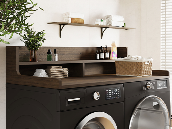 washer dryer countertop with shelf washer dryer topper laundry topper