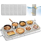 Homelove Warming Mat for Food - Electric Warming Tray with 7-Level Temp Settings &amp; 6 Hours Timer,...