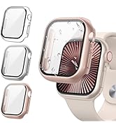 Tensea [3Pack for Apple Watch Screen Protector Case Series 10 42mm, iWatch Protective Face Cover,...