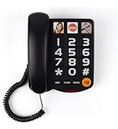 MCHEETA Big Button Phone for Seniors, Landline Telephone for Home with Picture, Durable Hand-Free...