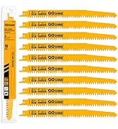 Goshine 9 Inch Wood Pruning Reciprocating Saw Blades, Fleam Ground Teeth Sawzall Blades for Wood ...
