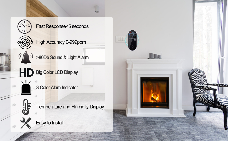 carbon monoxide detector for travel
