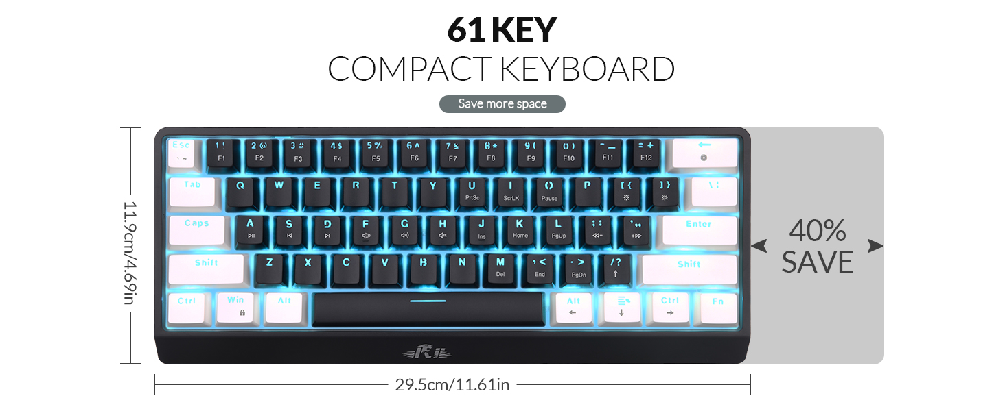 61 keys
