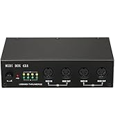 summina MIDI Interface USB MIDI Interface MIDI Box 4X4 devices for music 4 IN /4 Out 64 MIDI Chan...