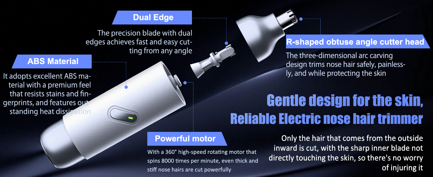 Eyebrow &amp;amp;amp; Facial &amp;amp;amp; Nose Hair Trimmer Clipper