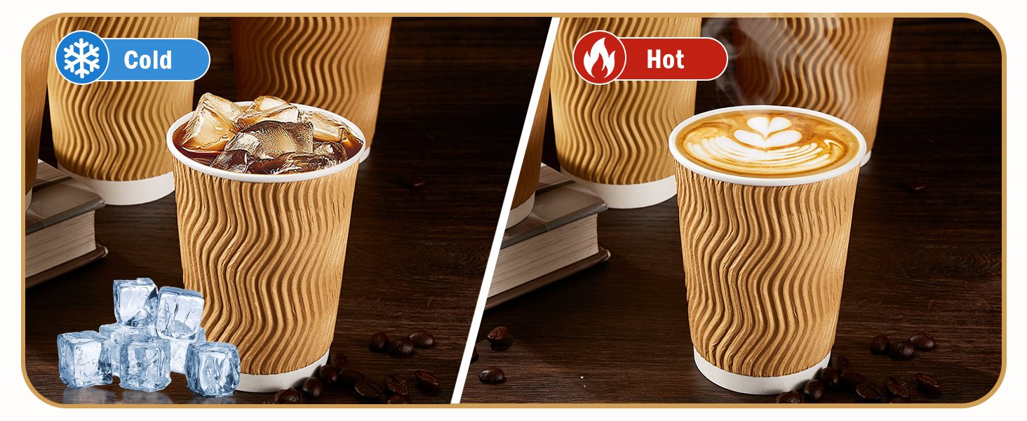 hot coffee cups with lids
