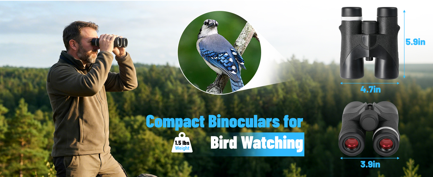 15x56 Binoculars for Adults High Powered - Large View Waterproof Binoculars