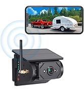 Wireless Backup Camera Solar Magnetic:WiFi Cordless Scratch Easy of use on Trailer Truck No Drill...