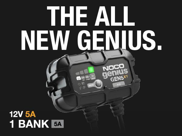 GEN5X1, 1-Bank, 5-Amp Fully-Automatic Smart Marine Charger, 12V Onboard Battery Charger