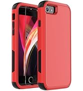 for iPhone SE 2022(3rd Gen)/iPhone SE 2020 (2nd Gen)/iPhone 7 Case/iPhone 8 Case with Screen Prot...