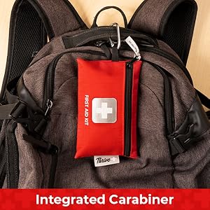 Thrive Mini First Aid Kit Travel Size (66 Piece) 