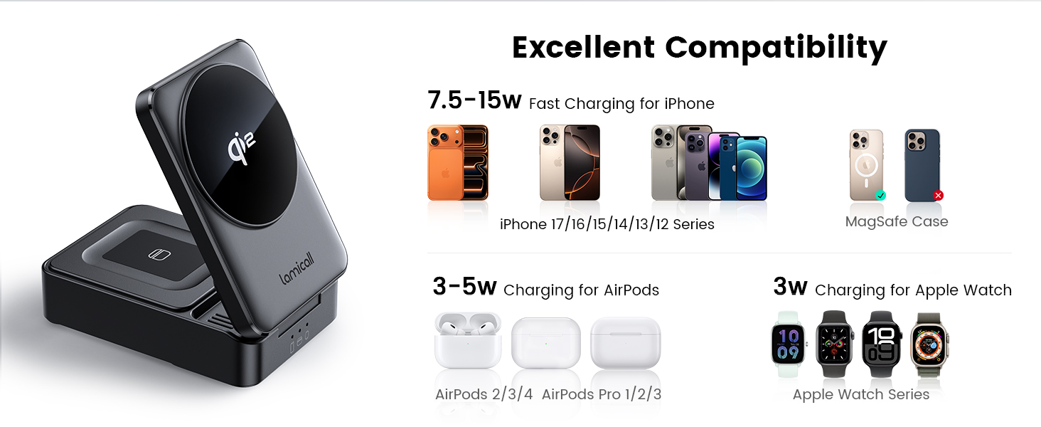 3 in 1 charging station apple travel, 3 in 1 wireless charging station apple, 3 in 1 charger
