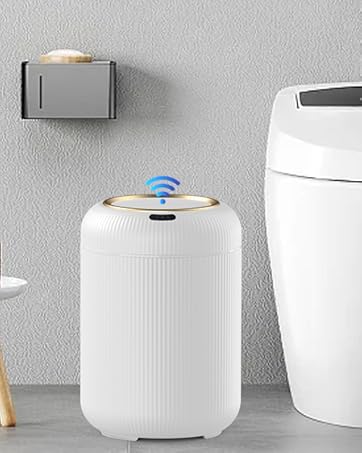 bathroom trash can automatic touchless