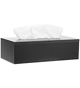 Sumnacon Rectangular Tissue Box Cover - Stylish Stainless Steel Tissue Box Holder, Modern Metal F...