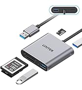 XQD Card Reader, Unitek USB 3.2 Gen1x1 XQD/SD/TF Memory Card Reader Adapter with USB3.0x2 Fast Sp...