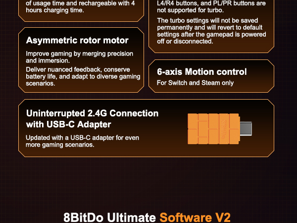 8BitDo Pro 3 Bluetooth Controller for Switch/Switch 2, TMR Joysticks,Hall/Tactile Triggers