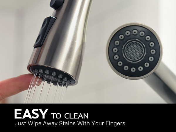 Kitchen Sink Faucets with Pull Down Sprayer