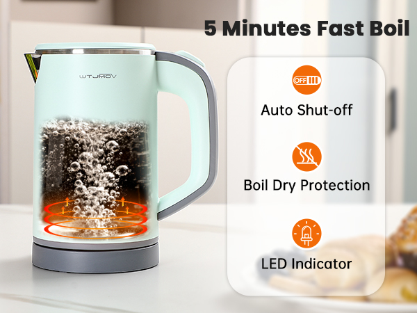 Fast Boil Small Electric Kettle