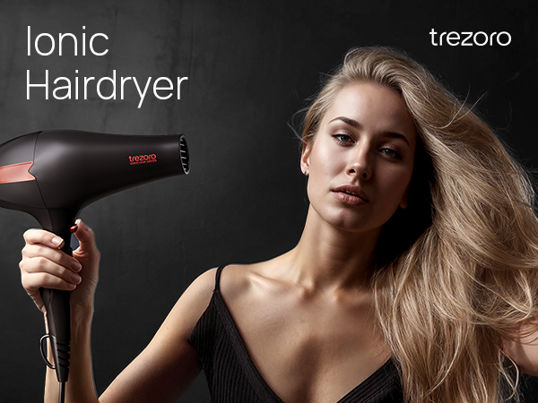 Trezoro - Ionic Salon Hair Dryer - BRG