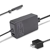 15V 2.58A 44W AC Adapter Charger Compatible with Microsoft Surface Pro 3, Pro 4, Pro 5, Pro 6,Pro...