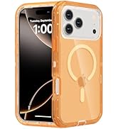 Follaroma for iPhone 17 Pro Max Case, Compatible with MagSafe, Dual Layer Transparent Magnetic Ph...