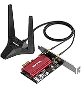 WAVLINK AXE5400 WiFi 6E PCIe Network Card, Tri-Band AX210 Wireless Adapter with Bluetooth 5.3, MU...