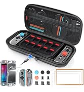 [All in One] Bundle Accessories for Nintendo Switch 2, Carrying Case for Switch 2 with Clear Dock...