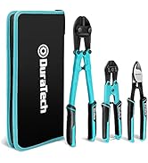 DURATECH 3-Piece Bolt Cutter Pliers Set, 14" Heavy Duty Bolt Cutter, 8" Mini Bolt Cutter, 8" Wire...