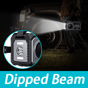 16000mah Emergency Weather Radio Hand Crank Solar Radio Battery Powered Portable Am/Fm/Wb NOAA 