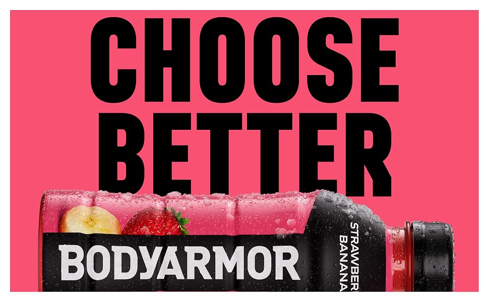 body armor, sports drink