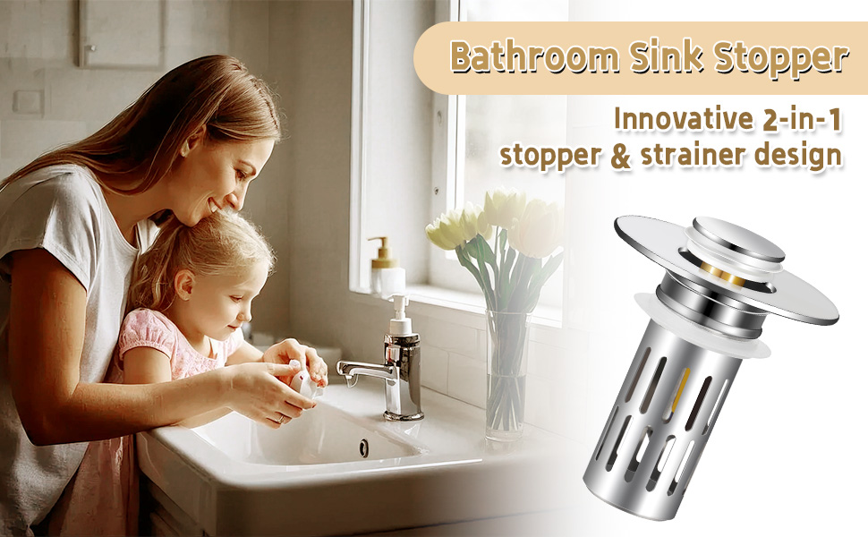 Smelish Bathroom Sink Stopper