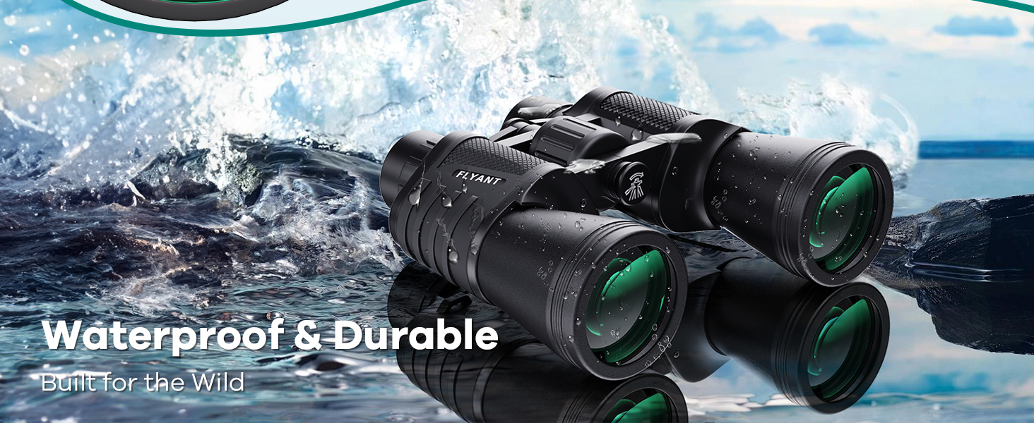 Powerful binoculars for long distance