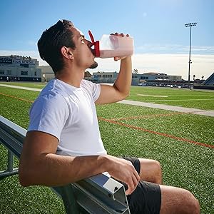 protein shake workout drinking 