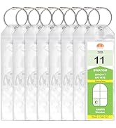 SWATOM Cruise Luggage Tags for Suitcases 8 Sets Royal Caribbean &amp; Celebrity Waterproof Clear Lugg...