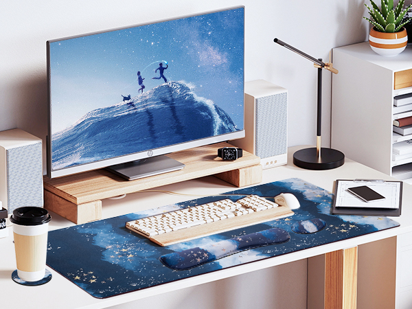 keyboard and mouse pad