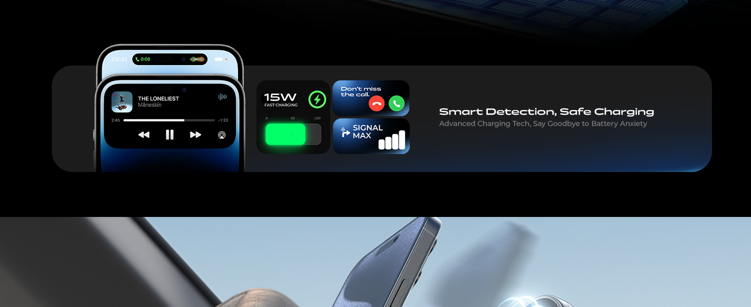 LISEN QI2 MagSafe 3 Car Charger Mount