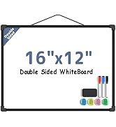 MaxGear Double-Sided Dry Erase Board for Wall, 16