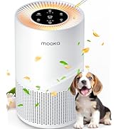 Air Purifiers for Home Large Rooms up to 1200ft², MOOKA H13 True HEPA Air Purifier for Bedroom Pe...