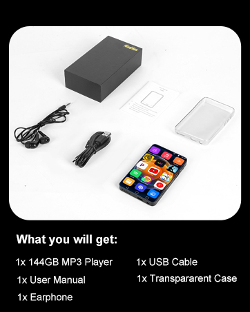 mp3 music player with bluetooth and wifi